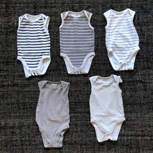 Hanes Flexy Onesie 5-pack